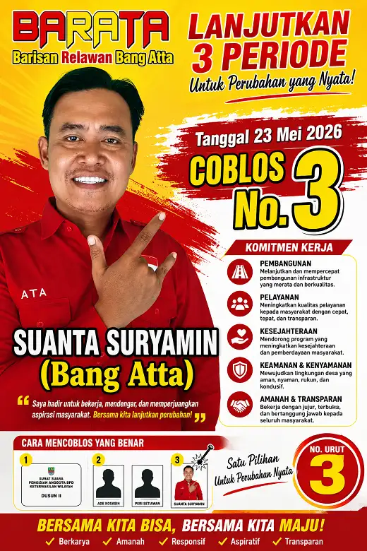 Gelombang Dukungan Menguat, “Bang Atta” Disebut Simbol Perjuangan dan Keberlanjutan Pembangunan Dusun II
